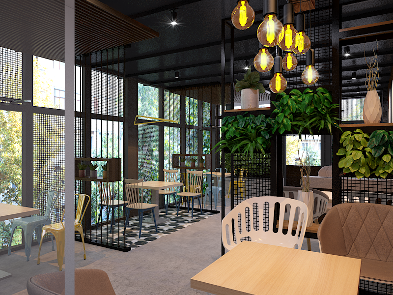 thiết kế nội thất Cafe tại Hồ Chí Minh Mr.GO Coffee and Milk Tea  8 1555511663