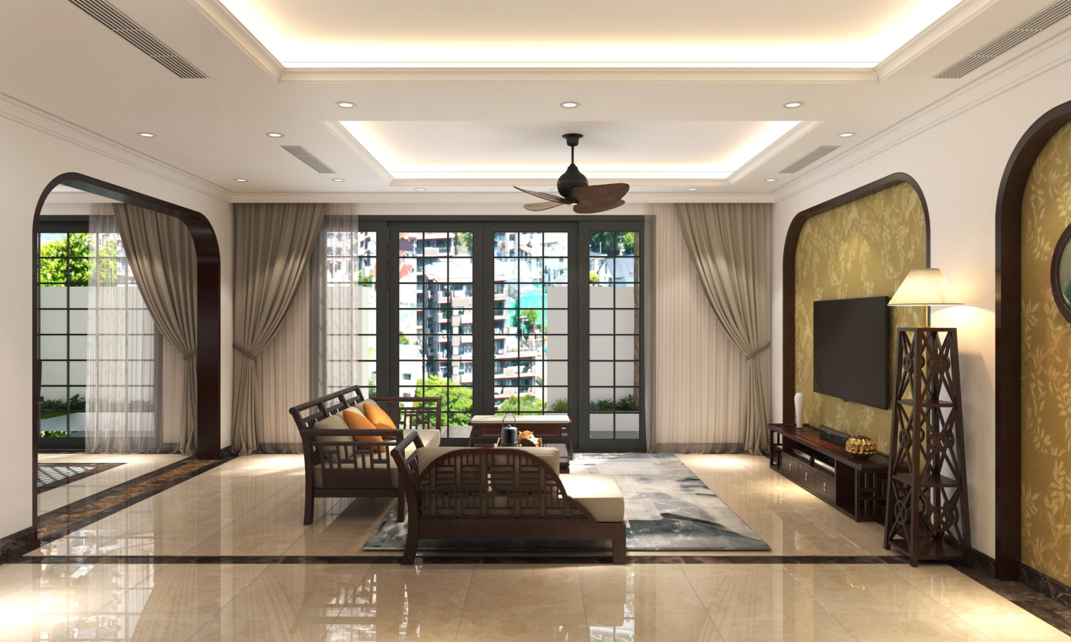 Thiết kế nội thất Biệt Thự tại Hà Nội Biệt thự gia đình Chị Hải 1666884662 9