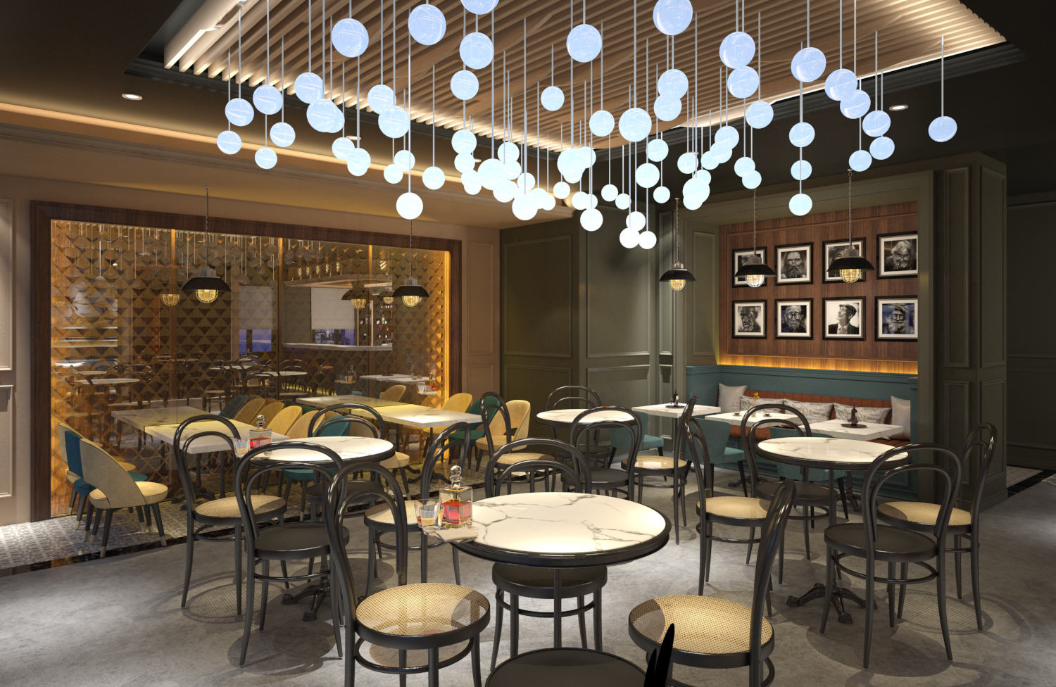Thiết kế nội thất Cafe tại Thái Nguyên CAFE khách sạn Thái Nguyên 1666939227 5