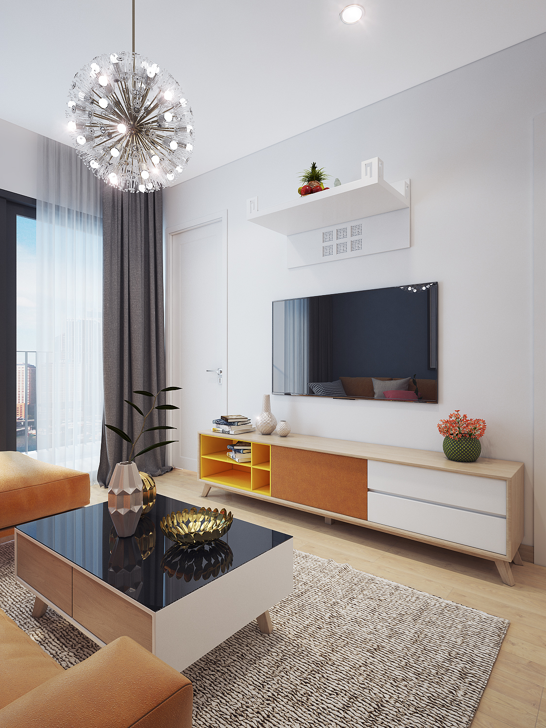 thiết kế nội thất chung cư tại Hà Nội C-APARTMENT 4 1547535041