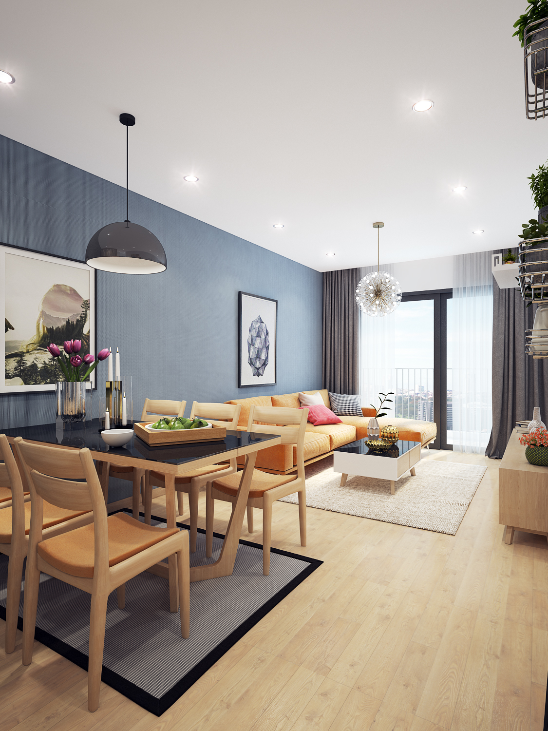 thiết kế nội thất chung cư tại Hà Nội C-APARTMENT 5 1547535041