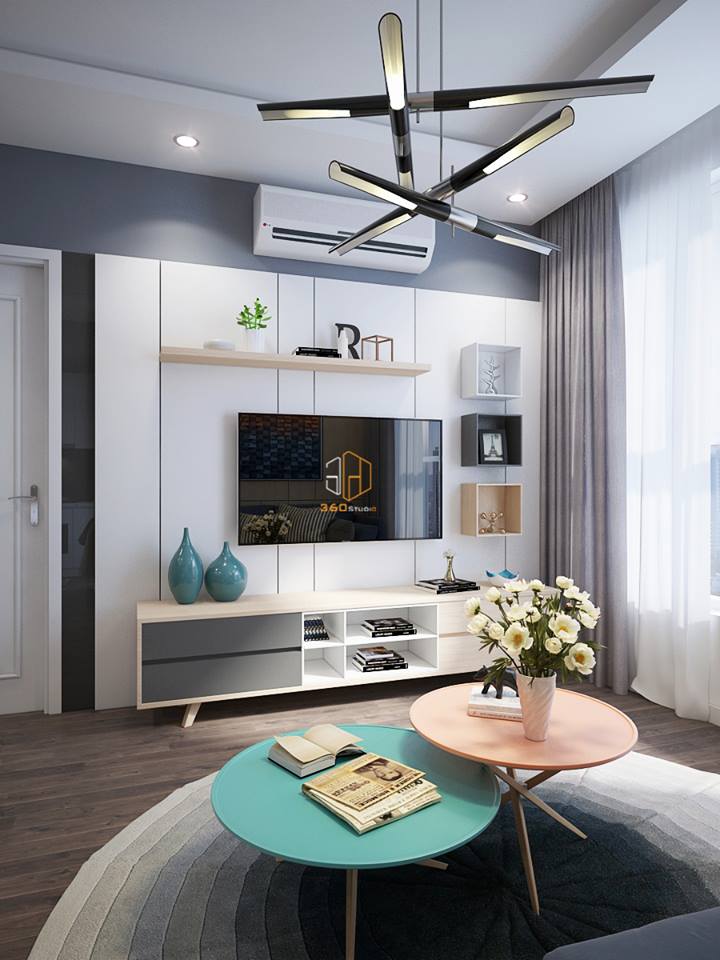 thiết kế nội thất chung cư tại Hà Nội H-APARTMENT 8 1547259921