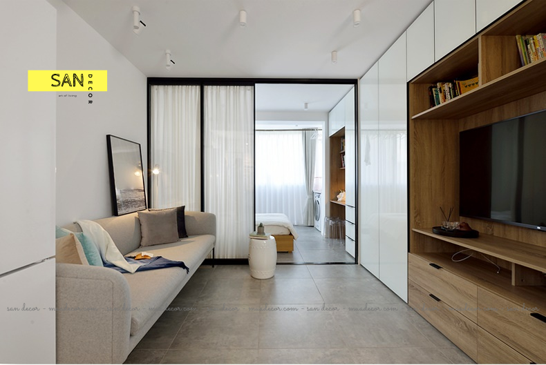 Thiết kế nội thất Chung Cư tại Hà Nội Thiết kế thi công nội thất căn hộ nhỏ SAN decor 1595326113 6