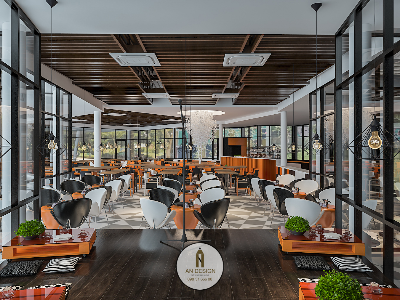 Thiết kế nội thất Nhà Hàng tại Hà Nội canteen trường đại học FPT
