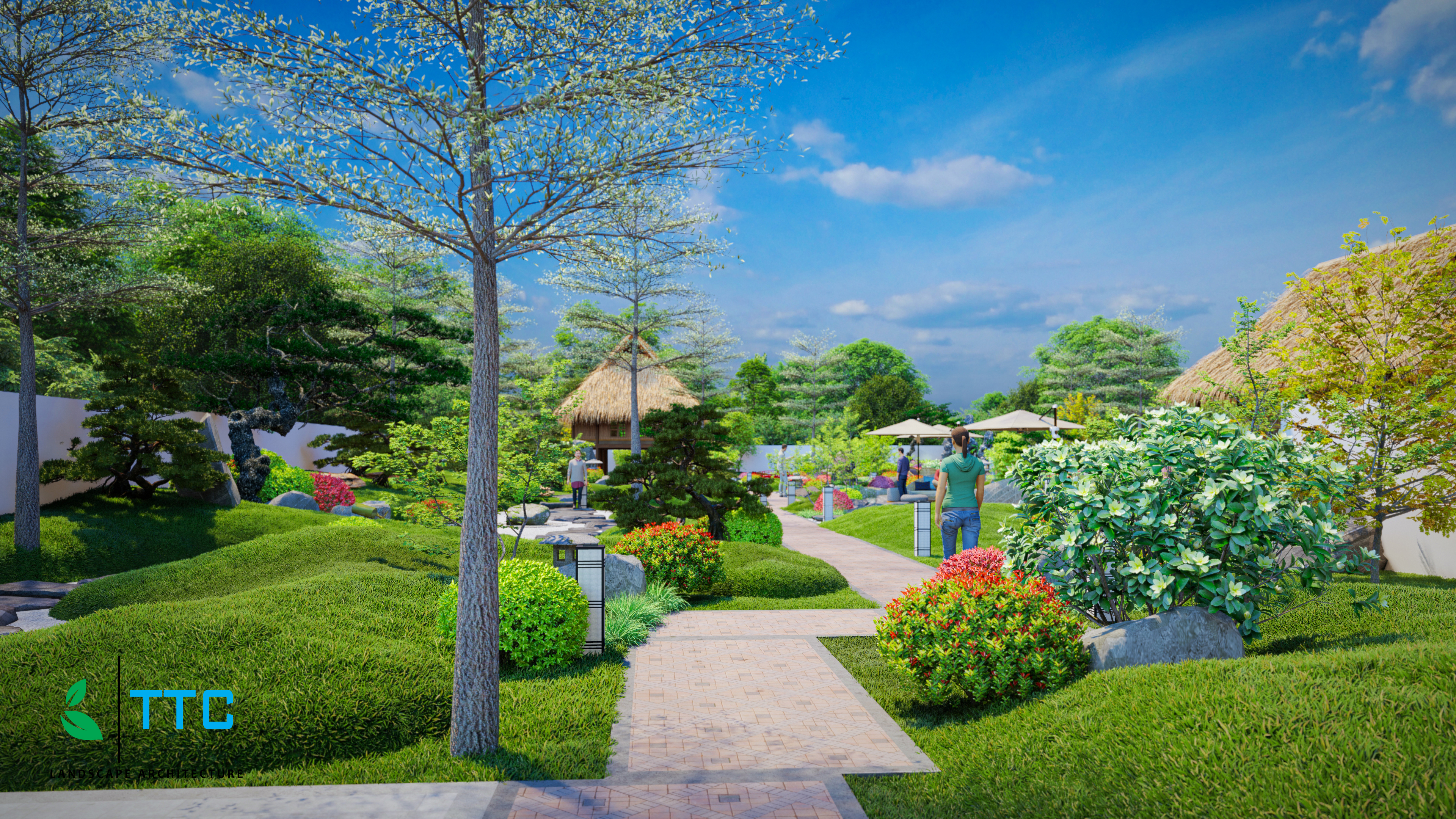 Thiết kế Resort tại Đắk Lắk SÂN VƯỜN NHẬT BẢN ĐAKLAK 1647099452 1