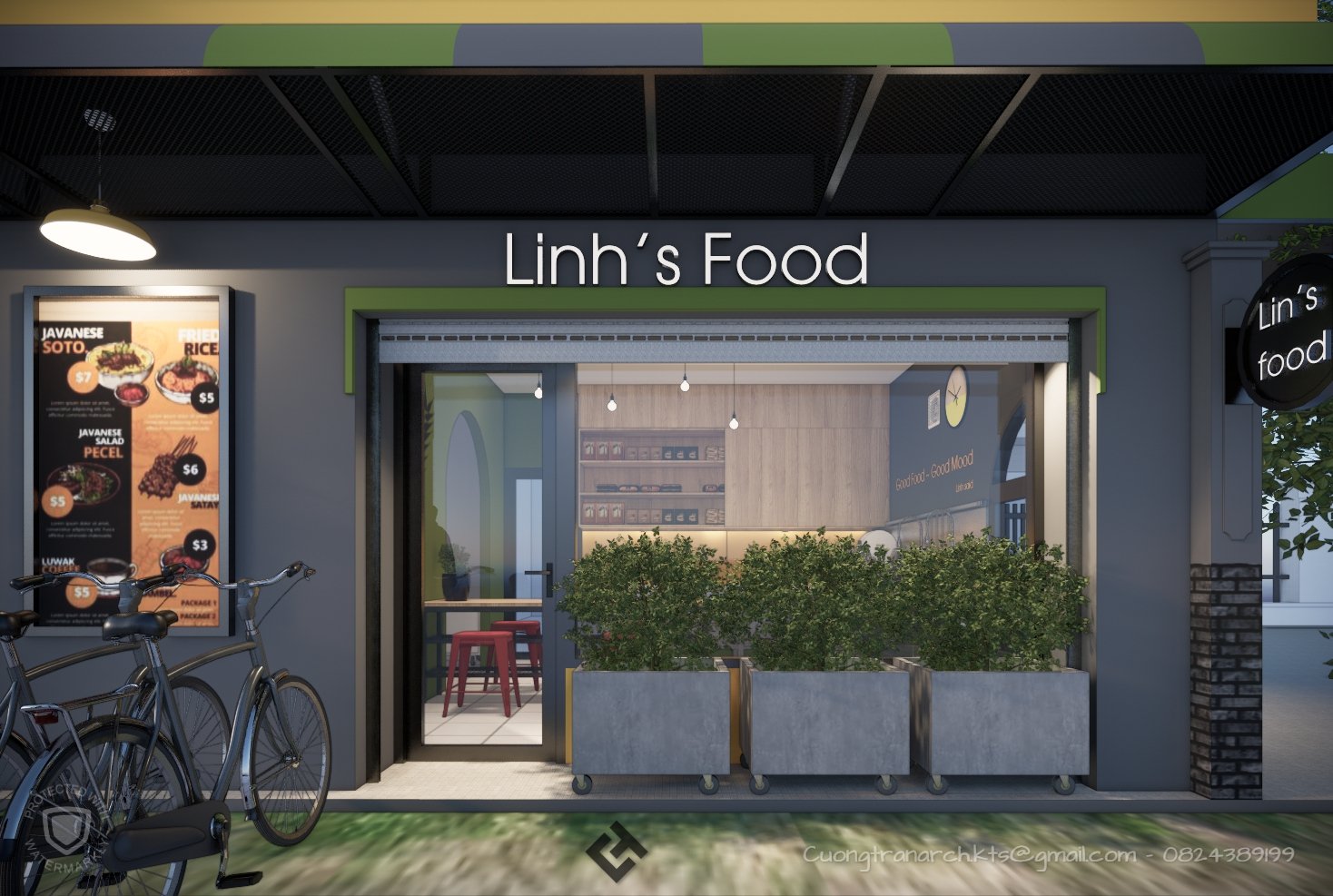 thiết kế nội thất Shop tại Hồ Chí Minh Linh's Food Store - Cửa hàng chế biến và cung cấp đồ ăn nhanh  3 1562144338