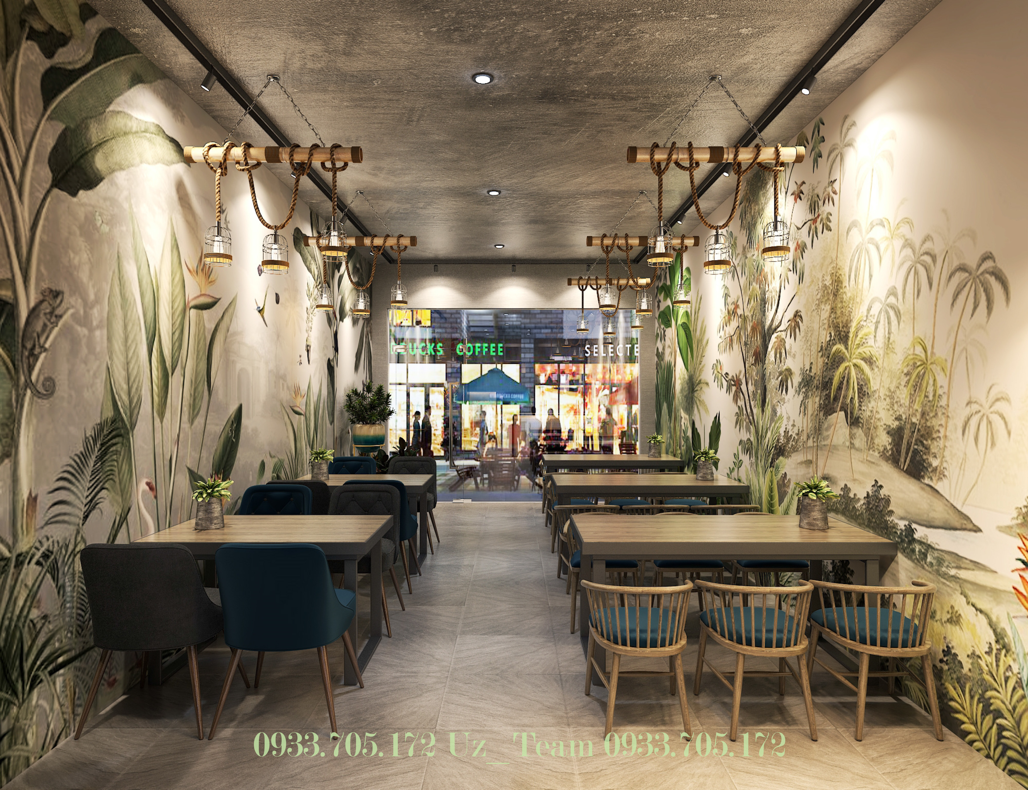 Thiết kế nội thất Cafe tại Hồ Chí Minh COFFEE HOÀNG VĨNH 1634052090 1