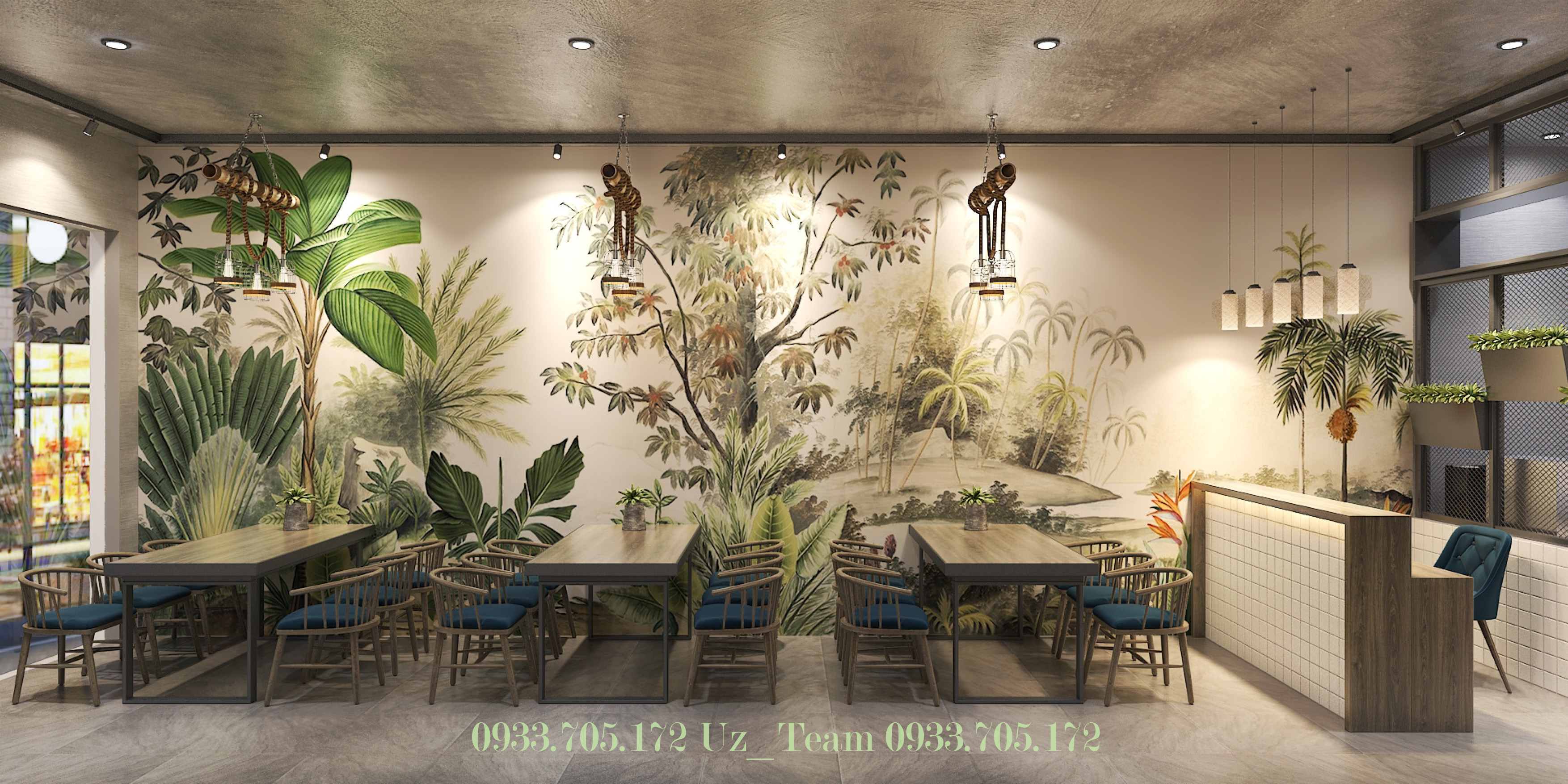 Thiết kế nội thất Cafe tại Hồ Chí Minh COFFEE HOÀNG VĨNH 1634052090 2