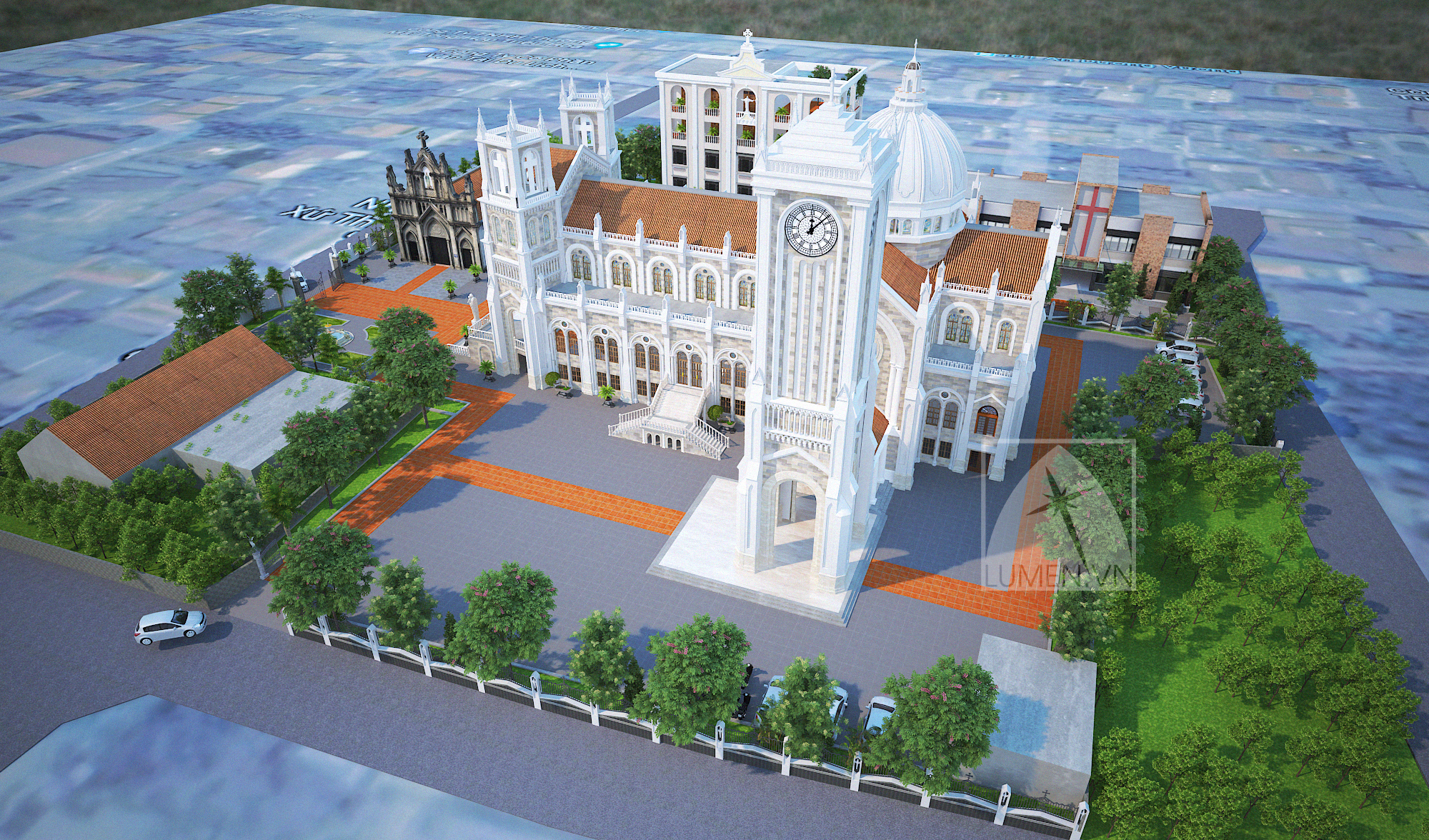 Thiết kế Công Trình Công Cộng tại Hà Nội nhà thờ Thượng Thụy 1581412584 3