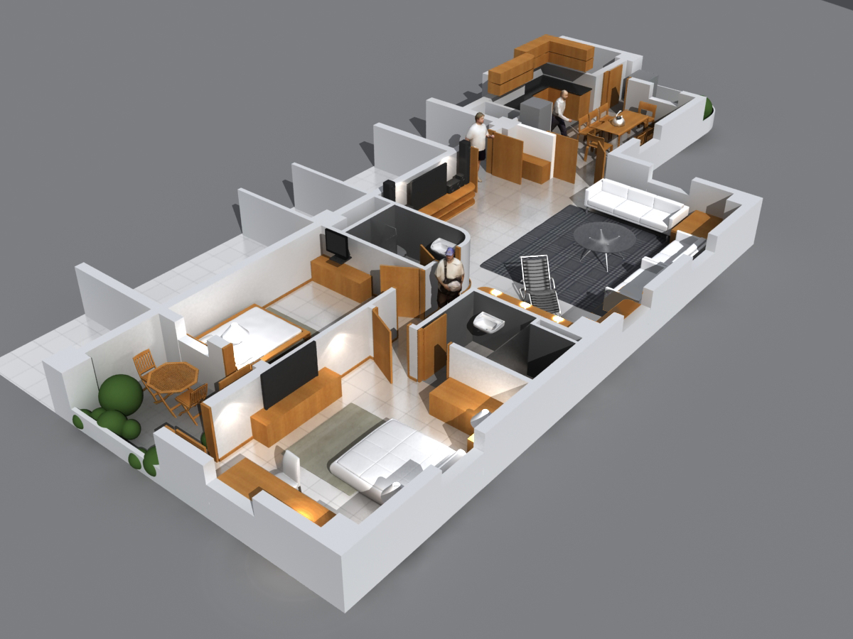 thiết kế nội thất chung cư tại Hà Nội căn hộ CC cổ nhuế 4 1548595600