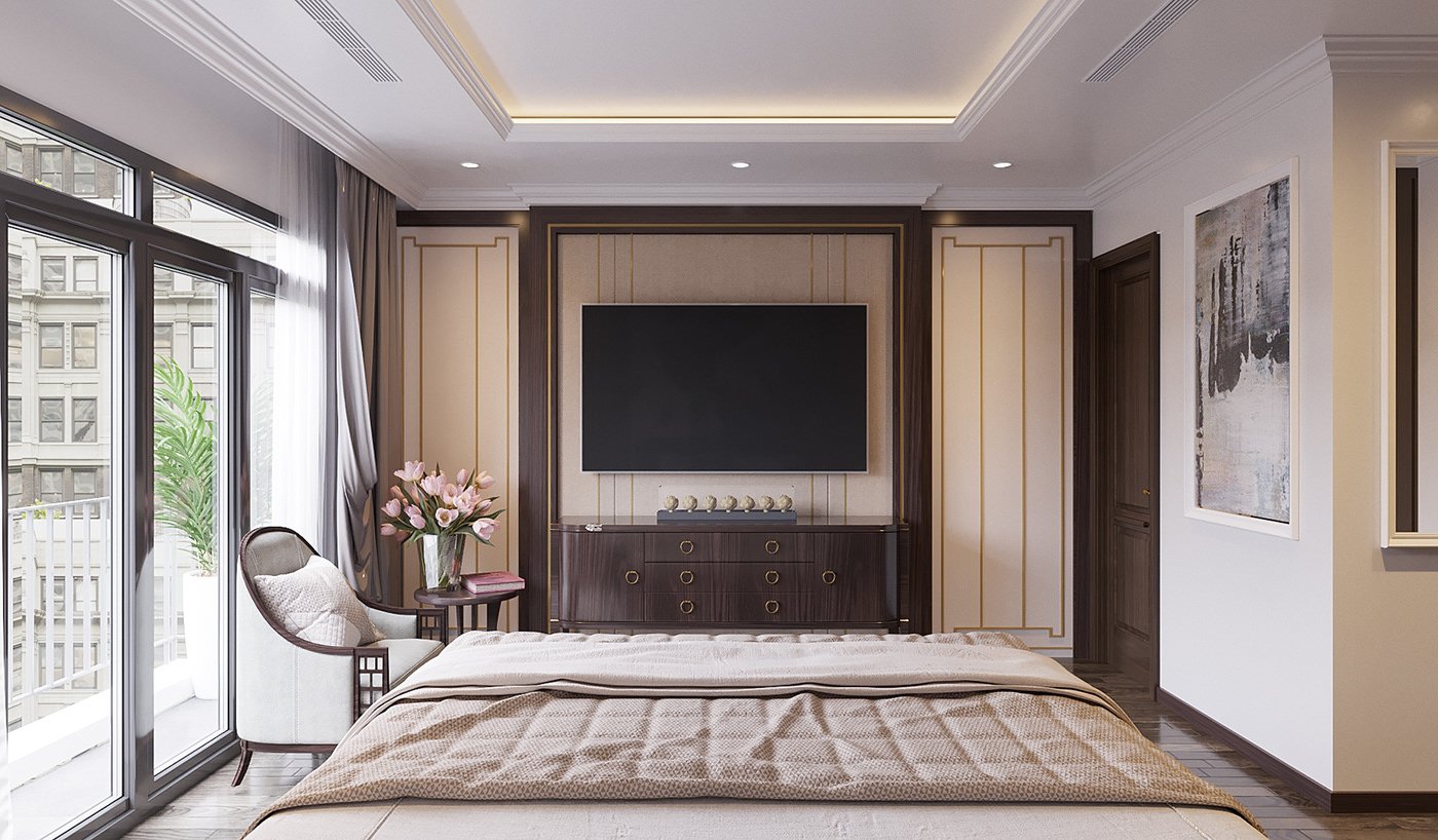 thiết kế nội thất Biệt Thự tại Hà Nội Thiết kế nội thất phong cách truyền thống 2 1536736946