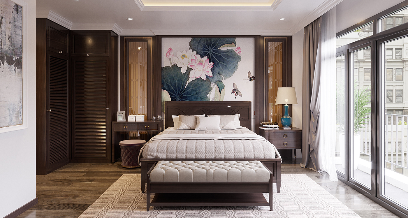 thiết kế nội thất Biệt Thự tại Hà Nội Thiết kế nội thất phong cách truyền thống 8 1536736945
