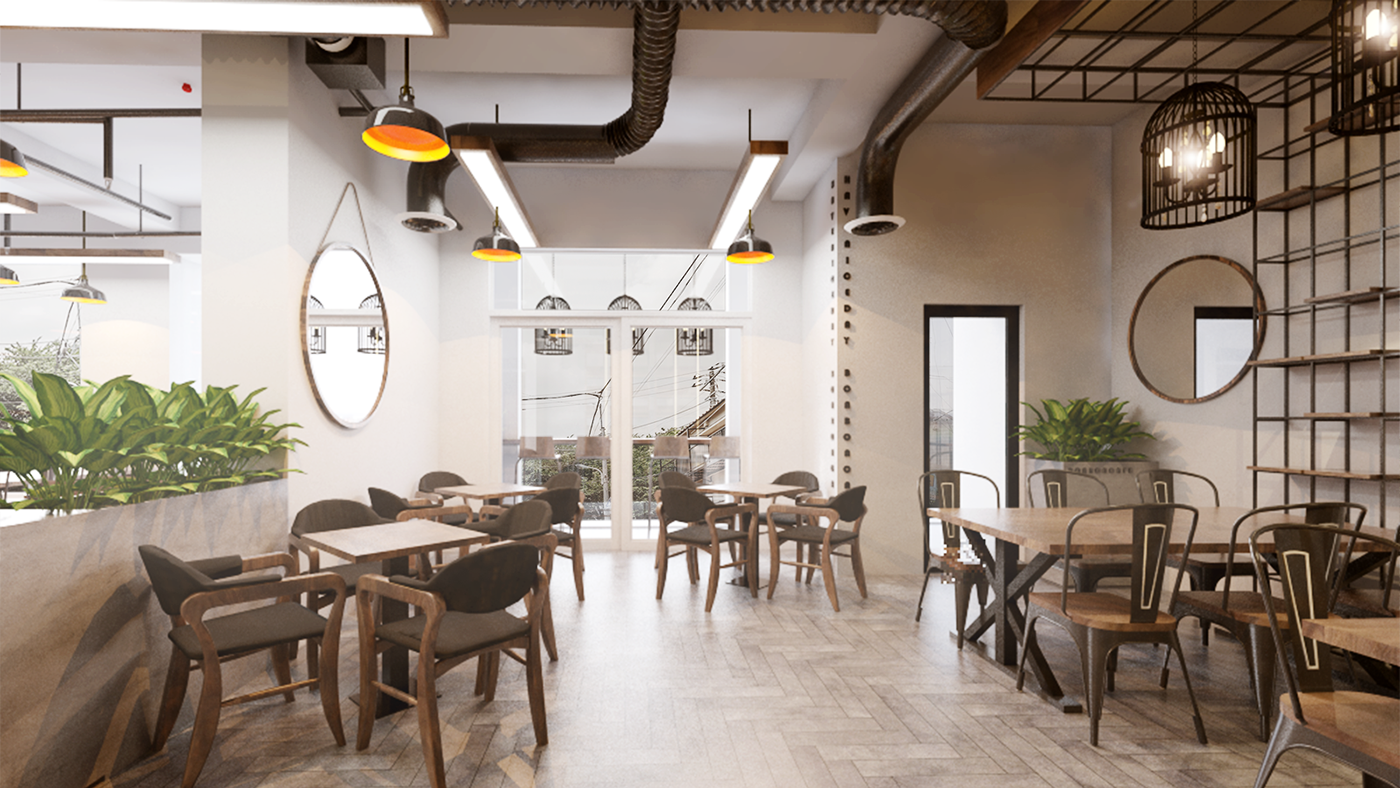 thiết kế nội thất Cafe tại Hồ Chí Minh THIẾT KẾ QUÁN CAFE- VINHOMES CENTRAL PARK 0 1534151680