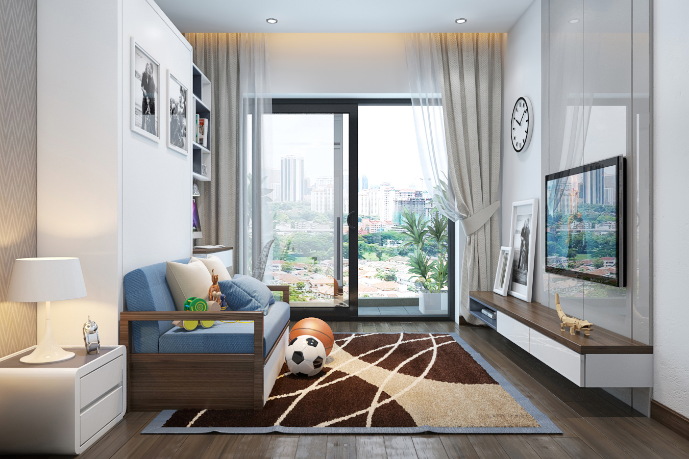 thiết kế nội thất chung cư tại Hà Nội Chung Cư - Golden West Leck 12 1562948586