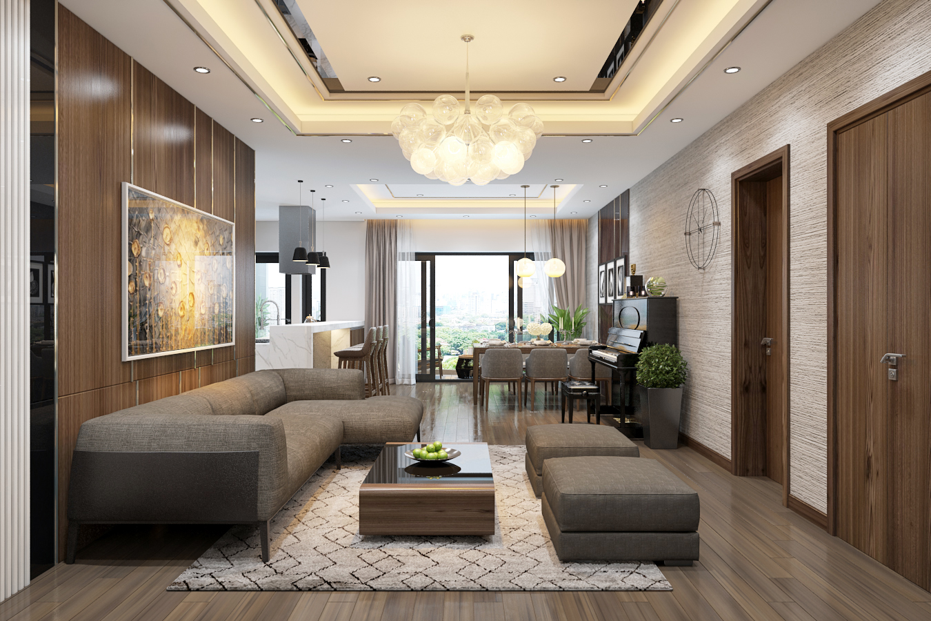 thiết kế nội thất chung cư tại Hà Nội Chung Cư - Golden West Leck 2 1562948582