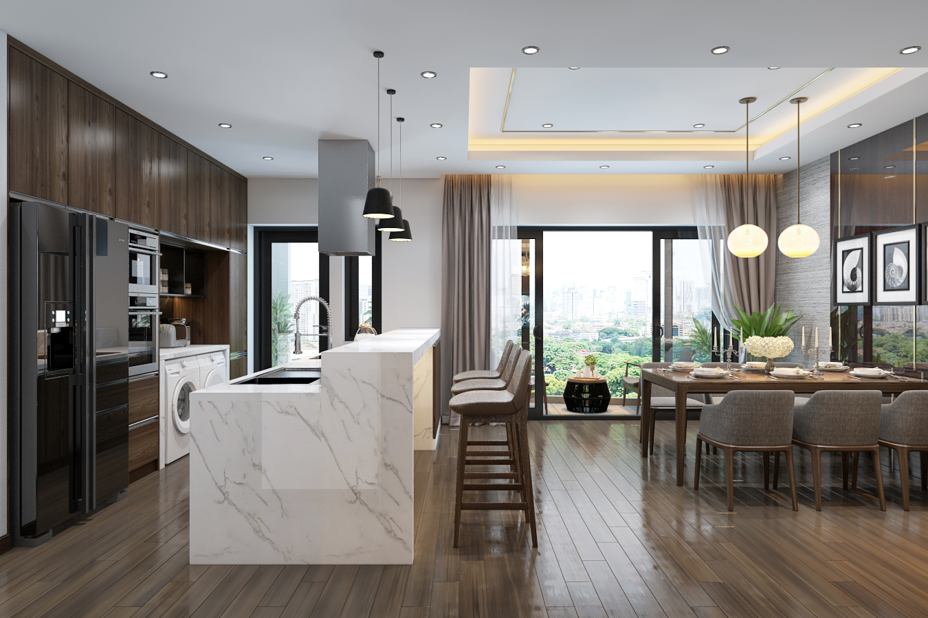 thiết kế nội thất chung cư tại Hà Nội Chung Cư - Golden West Leck 3 1562948583