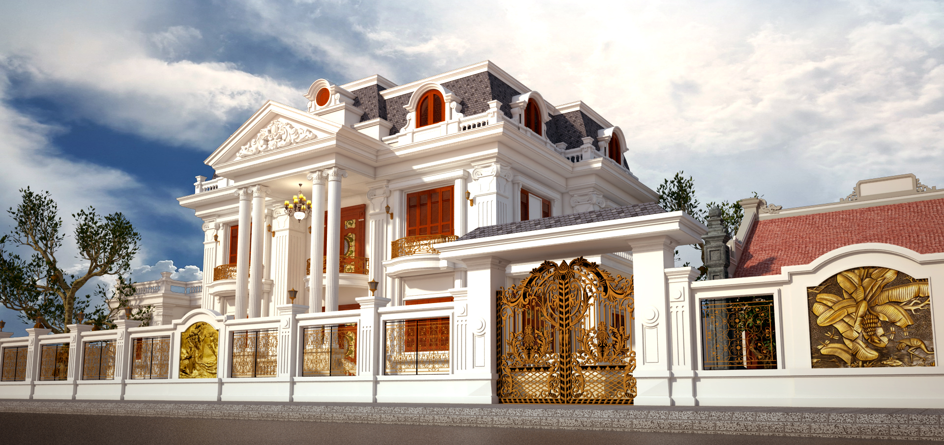 thiết kế Biệt Thự 3 tầng tại Thanh Hóa Villa Đông Hải 1 1566829285