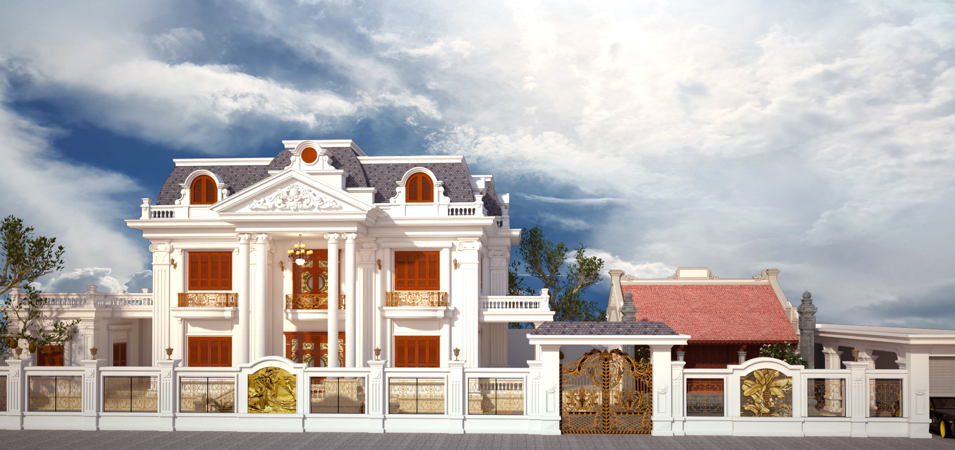 thiết kế Biệt Thự 3 tầng tại Thanh Hóa Villa Đông Hải 2 1566829286