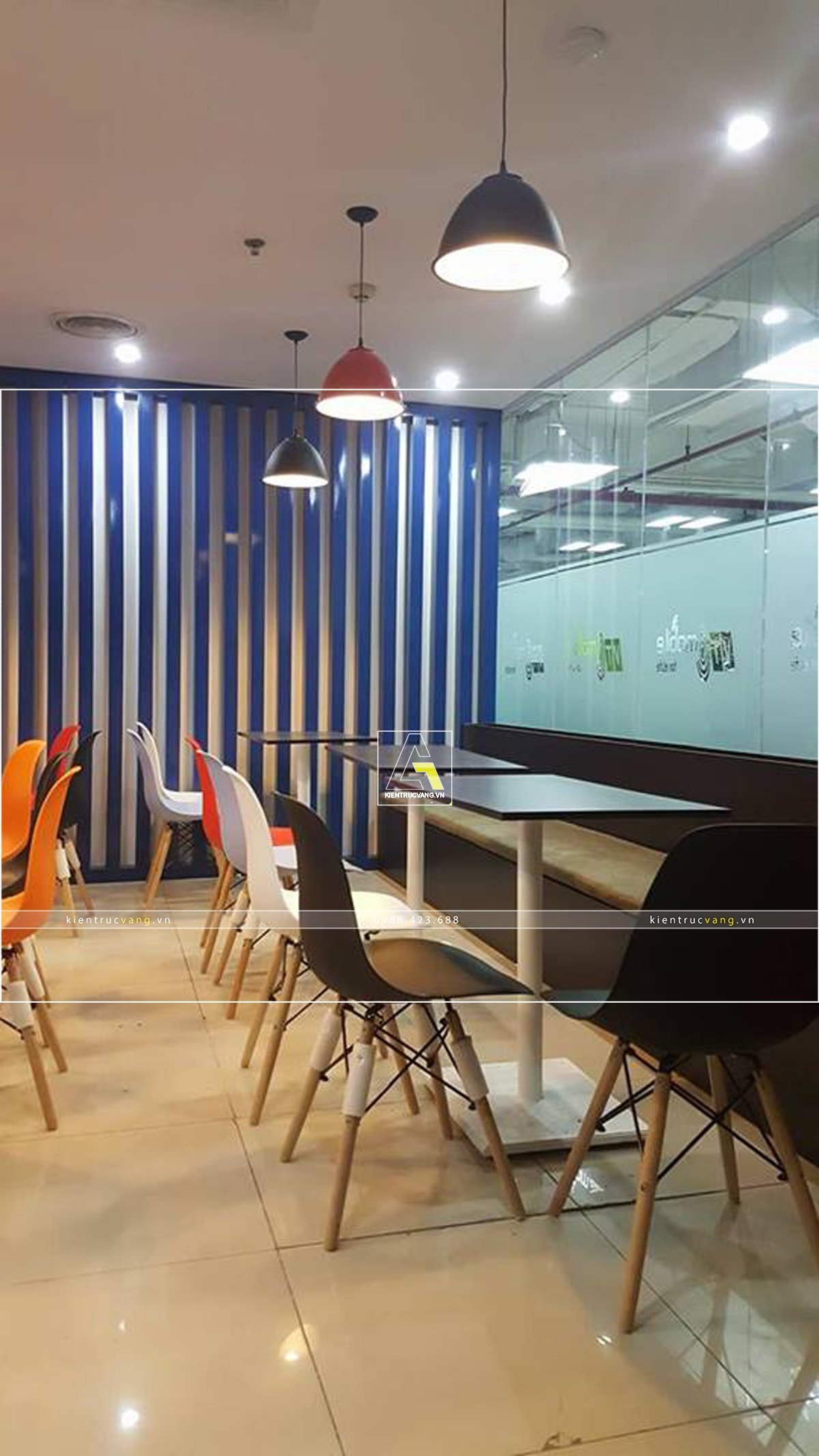 thiết kế nội thất Văn Phòng tại Hà Nội Thiết kế nội thất văn phòng VTC Mobile Hà Nội 4 1530872944