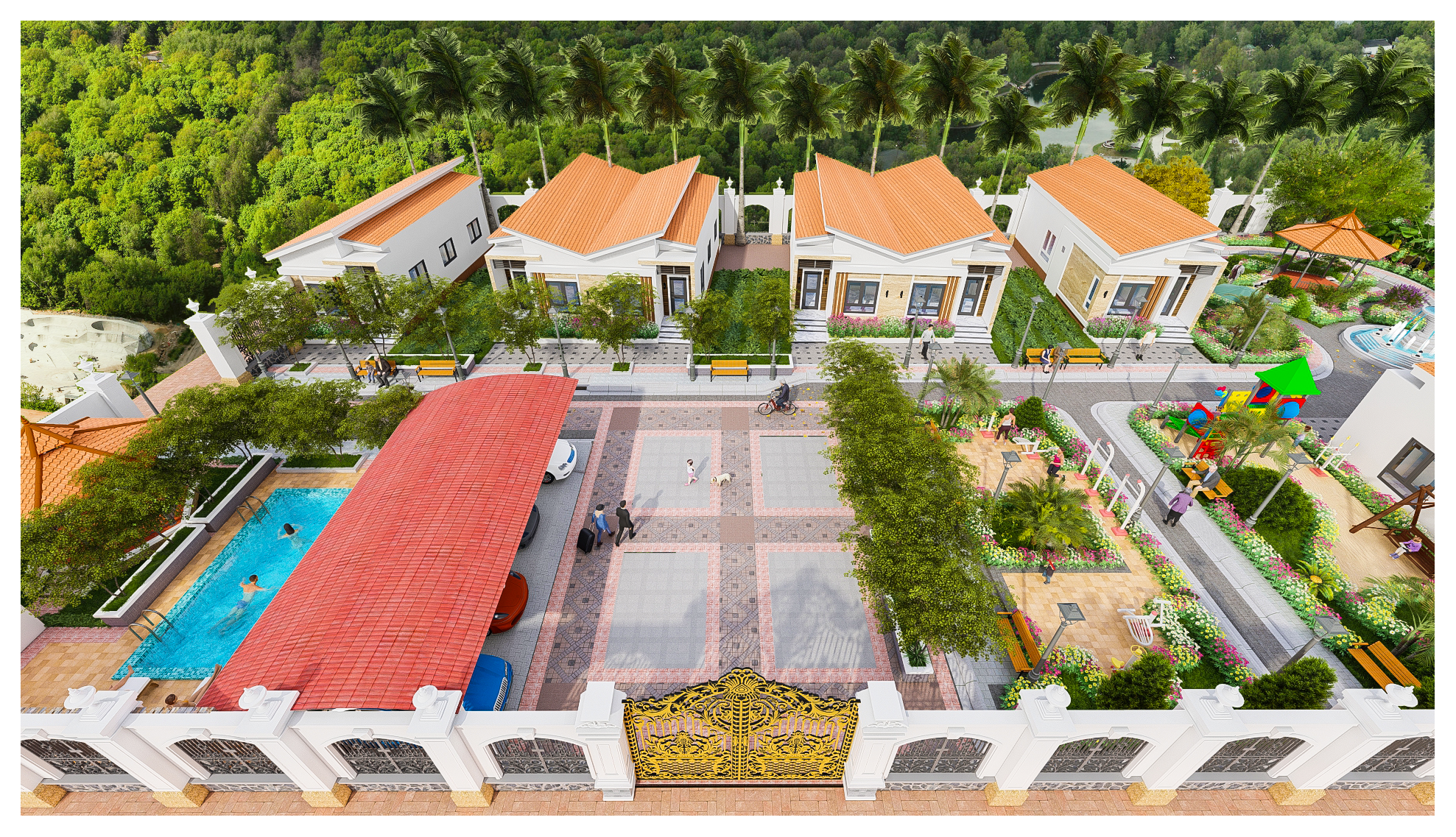 thiết kế Resort Khu Nhà Ở Dòng Họ195