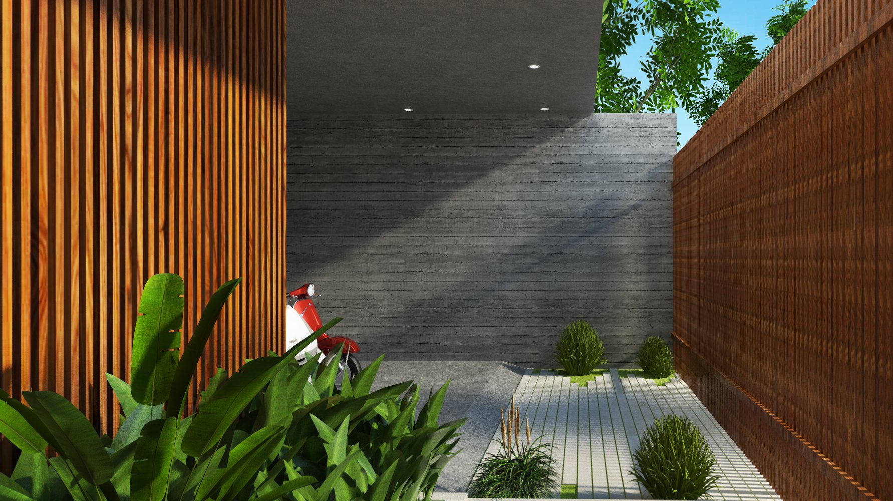 thiết kế nội thất Biệt Thự tại Hồ Chí Minh Tropical villa 8 1554269077