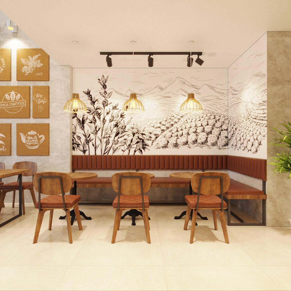 thiết kế nội thất Cafe tại Hồ Chí Minh MIA Tea&Coffee 2 1554269243