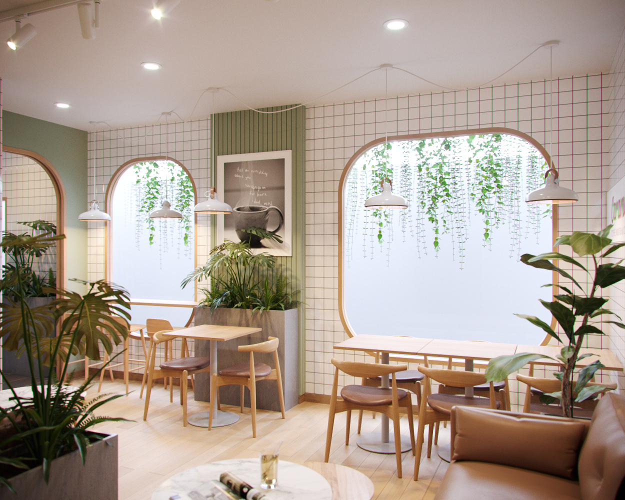 Thiết kế nội thất Cafe tại Hồ Chí Minh Coffee Caramela 1574832886 3
