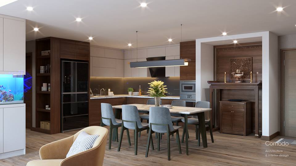 thiết kế nội thất chung cư tại Hà Nội Apartment D, Ruby4, Goldmark 6 1532312124