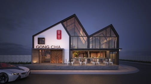 thiết kế nội thất Cafe tại Thừa Thiên Huế GongCha Huế: Ảnh thiết kế cho tới hoàn thiện 100% 0 1549942581