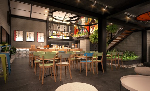 thiết kế nội thất Cafe tại Thừa Thiên Huế GongCha Huế: Ảnh thiết kế cho tới hoàn thiện 100% 2 1549942581