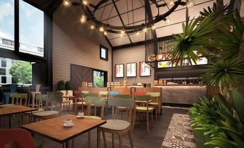 thiết kế nội thất Cafe tại Thừa Thiên Huế GongCha Huế: Ảnh thiết kế cho tới hoàn thiện 100% 3 1549942581